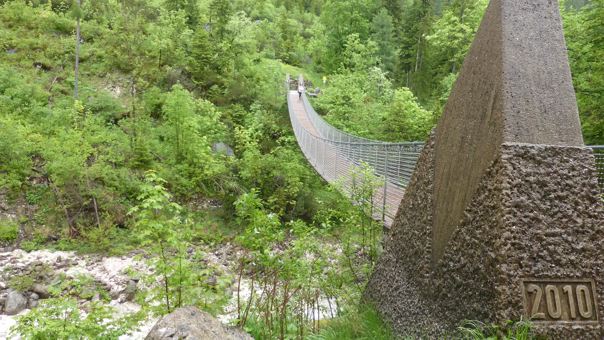 Klausbachtal, hängebruecke